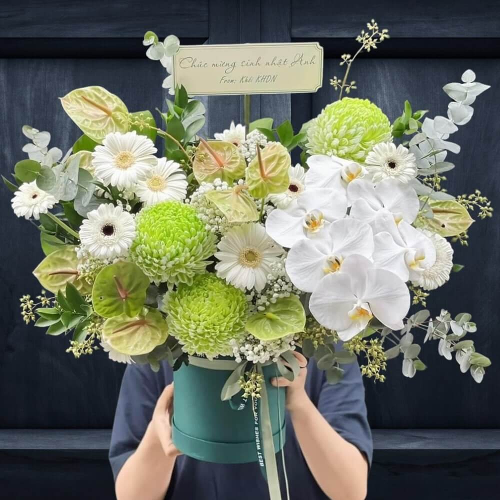 Giỏ hoa tươi Warm sunday day