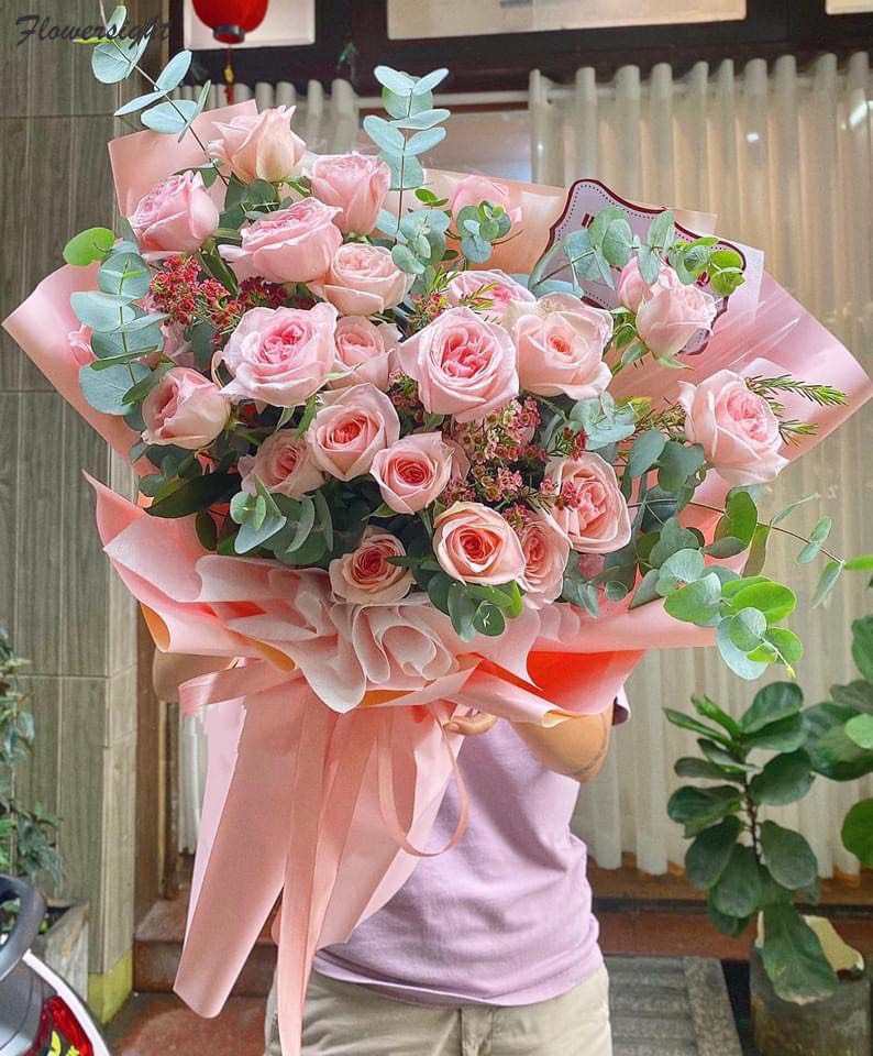 Bó hoa hồng ngọt ngào, lãng mạn thích hợp để tặng mẹ nhân dịp sinh nhật