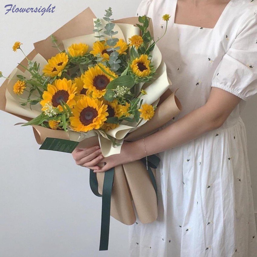 Bó hoa mặt trời - hoa tặng lễ tình nhân