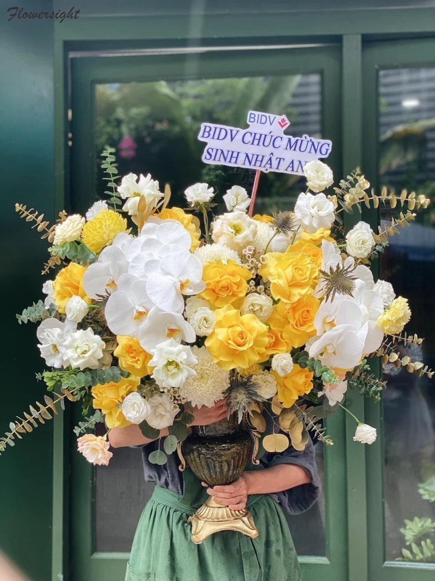 hoa chúc mừng sinh nhật sếp