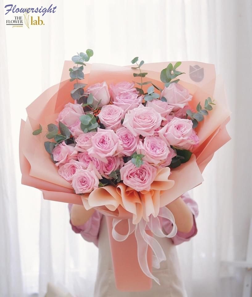 Bó hoa tặng lễ tình nhân 14/2 từ hoa hồng Ohara