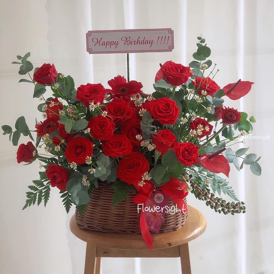 Giỏ hoa tươi Miền yêu thương