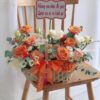 giỏ hoa chúc mừng Cổ điển