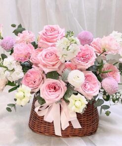 giỏ hoa hồng tươi Món quà đặc biệt