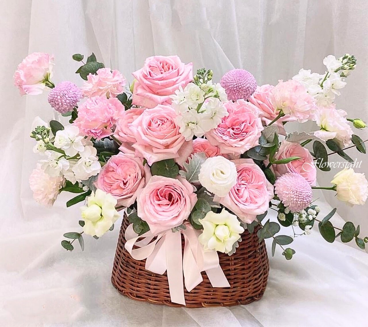 giỏ hoa hồng tươi Món quà đặc biệt