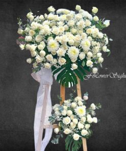 kệ hoa chia buồn Luyến tiếc