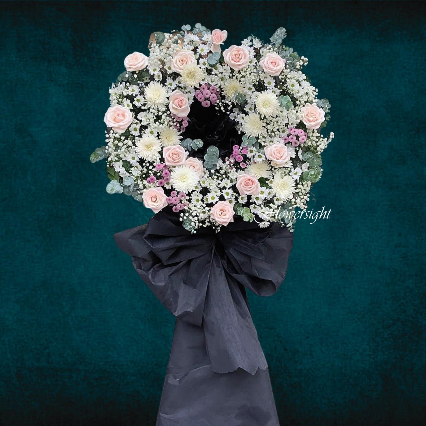 vòng hoa đám tang Giã Biệt