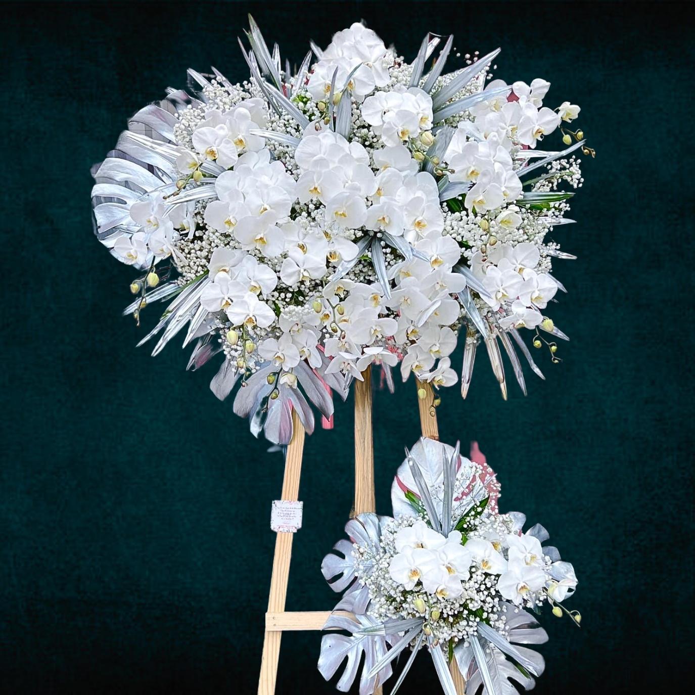 kệ hoa tang Hạ Trắng