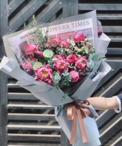 bó hoa tươi 500k Mối tình vô vàn