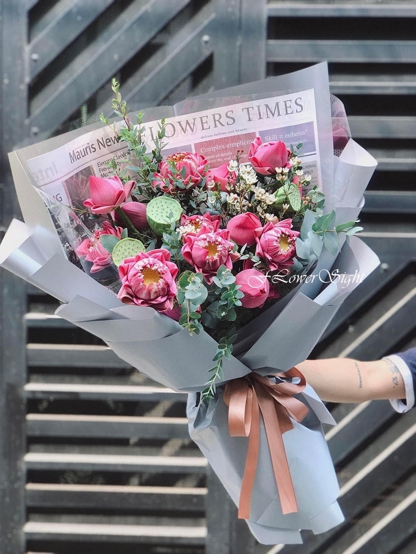 bó hoa tươi 500k Mối tình vô vàn