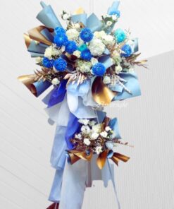 kệ hoa "Khai trương tất đạt"