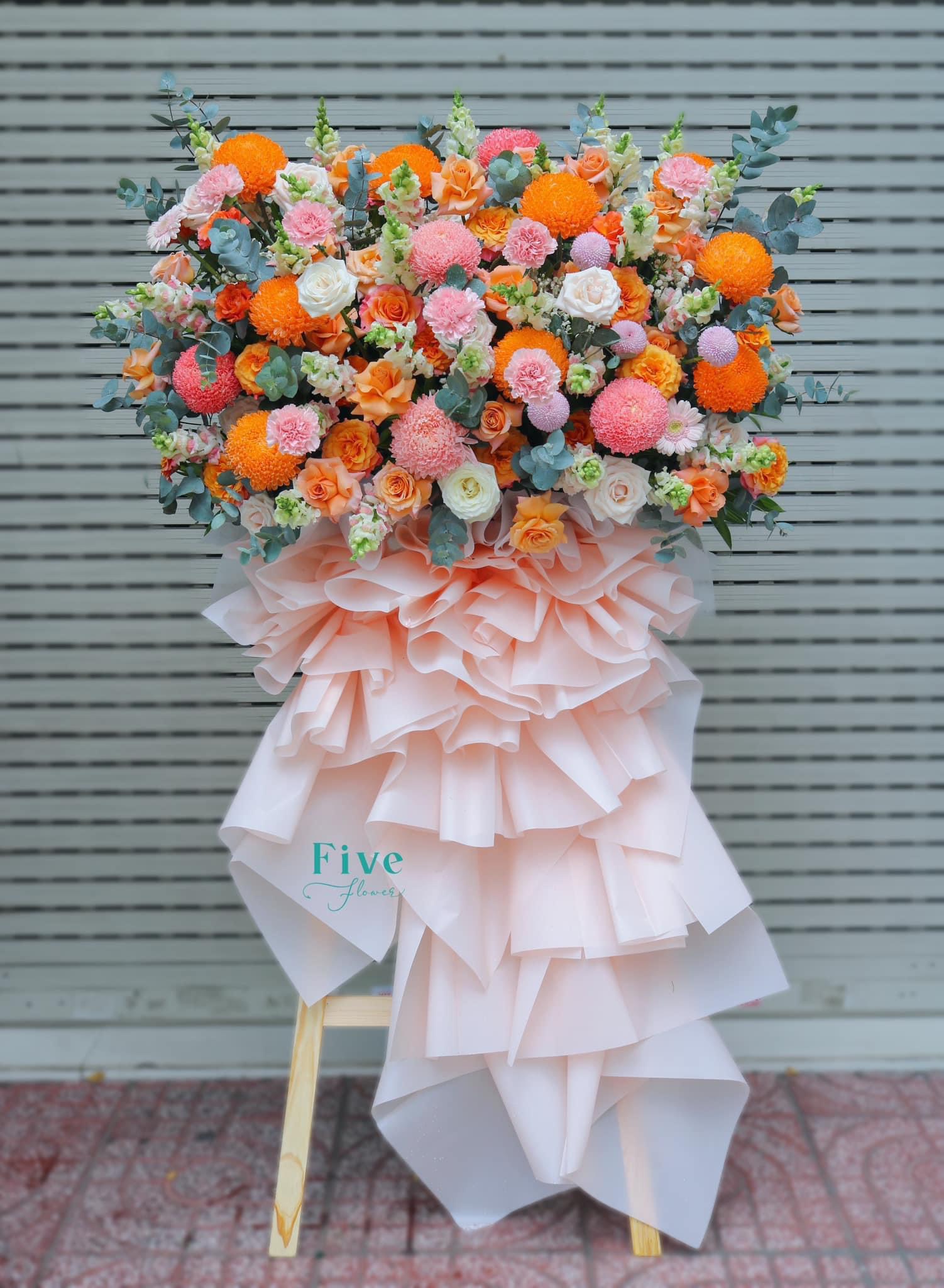 Kệ hoa khai trương đại cát tường