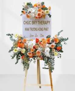 Kệ hoa khai trương Khởi đầu mới