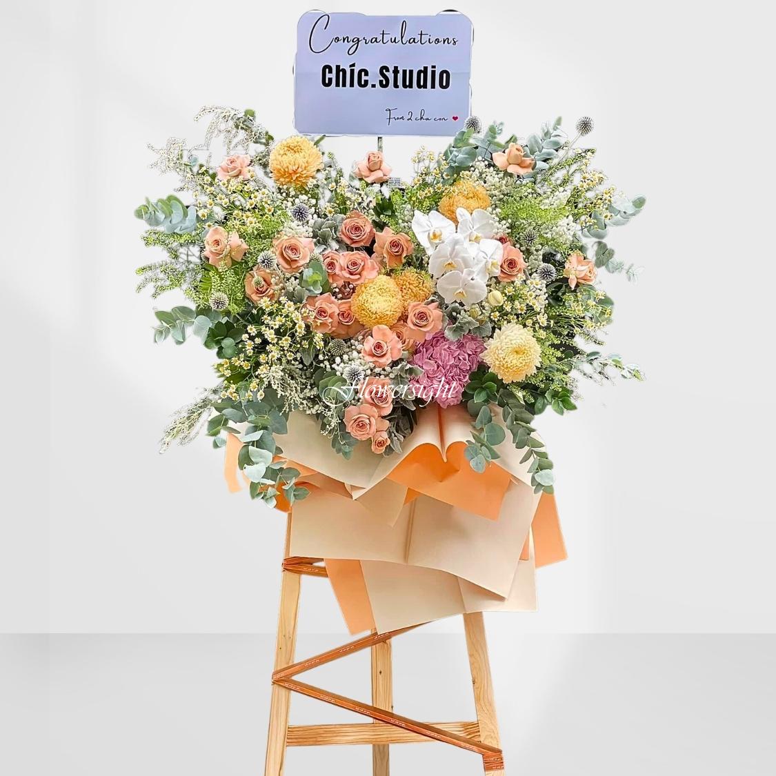 Kệ hoa khai trương Như ý