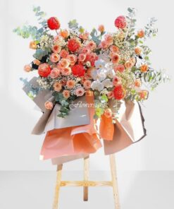 Kệ hoa khai trương Sung túc