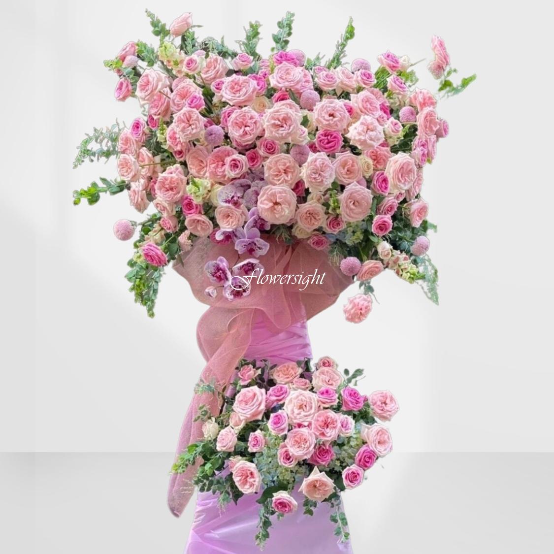 kệ hoa khai trương