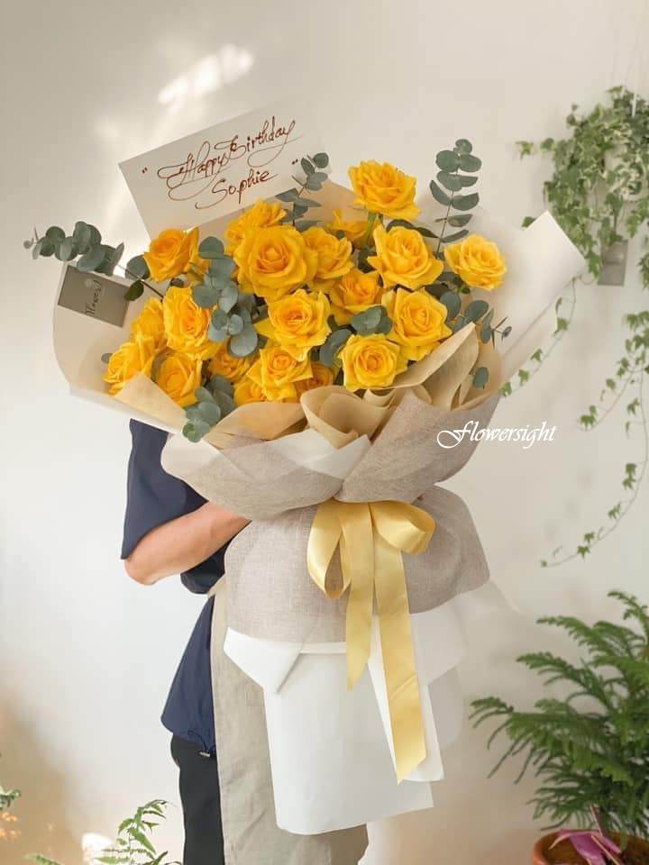 Bó hoa dành tặng người vợ 20 tháng 10