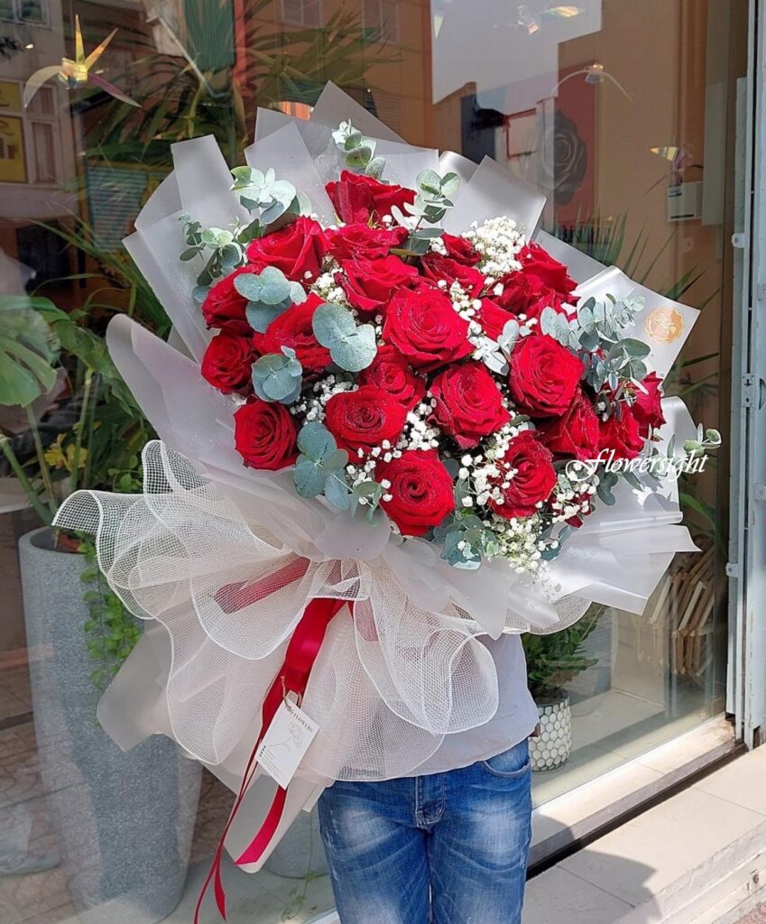 Bó hoa dành tặng mẹ 20 tháng 10