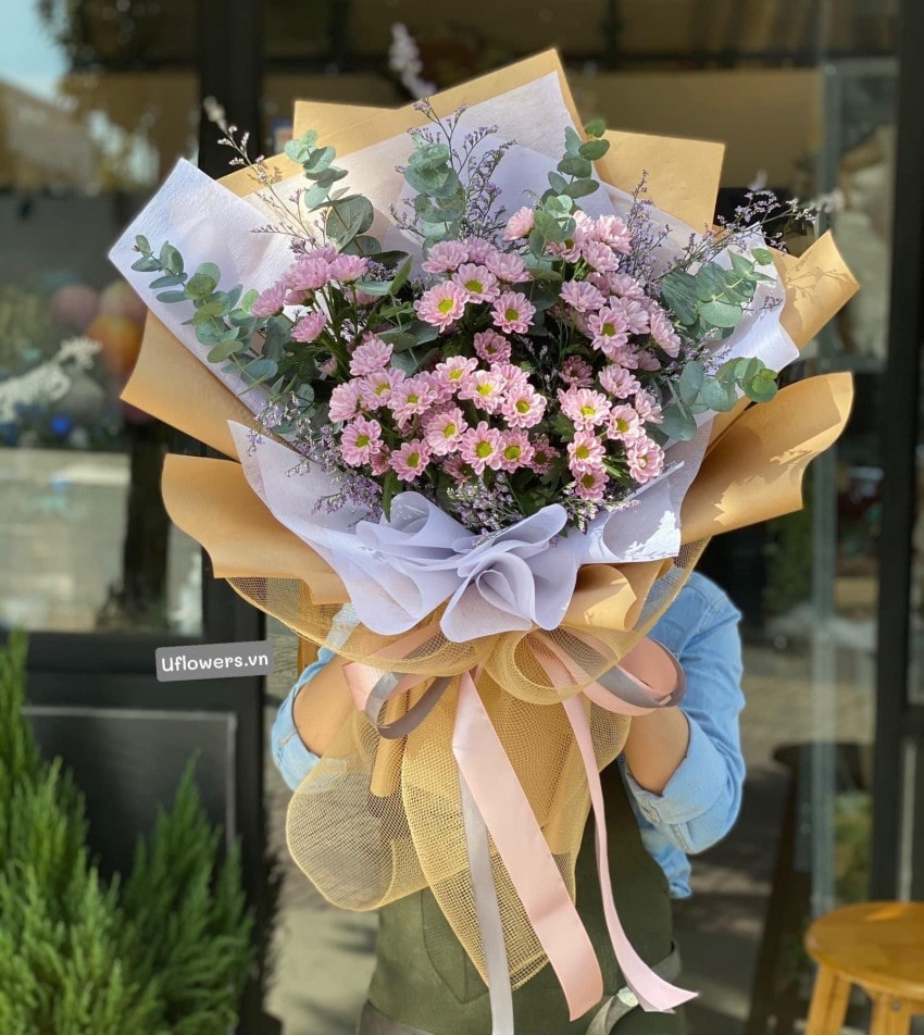 Bó hoa cúc họa mi