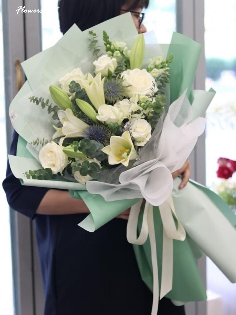 Bó hoa loa kèn đẹp