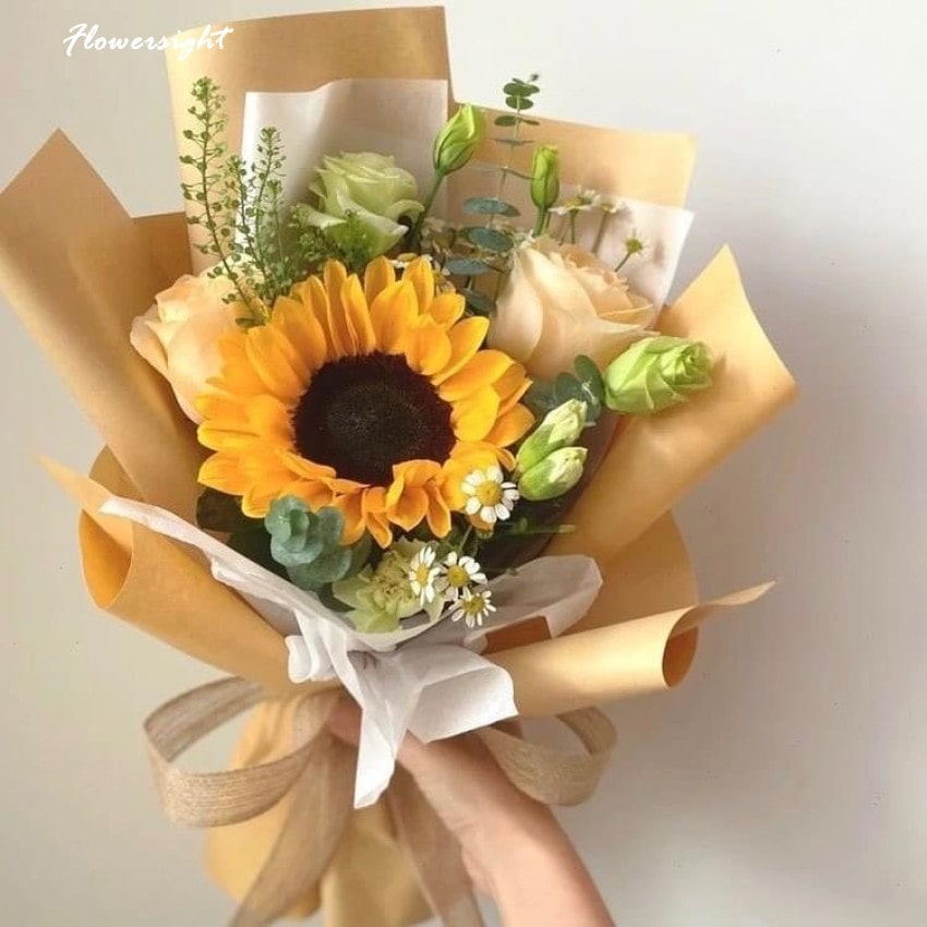 Hoa hướng dương gói 1 bông