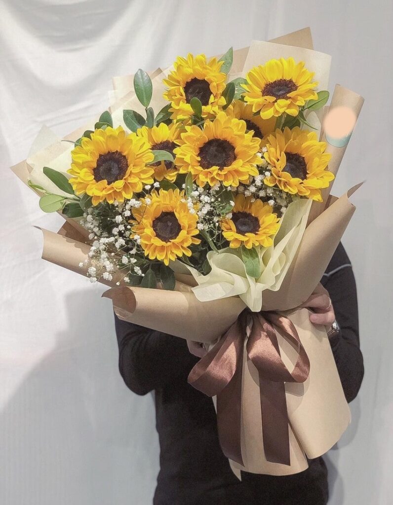 Hoa hướng dương tặng mẹ