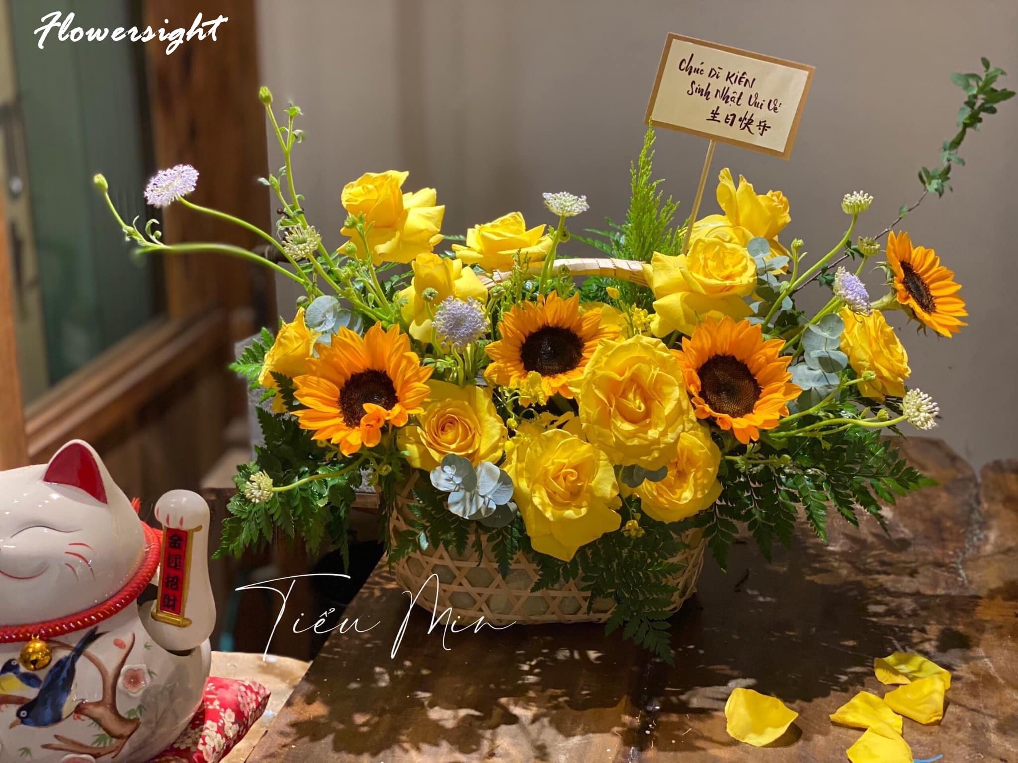 hoa chúc mừng sinh nhật bạn gái