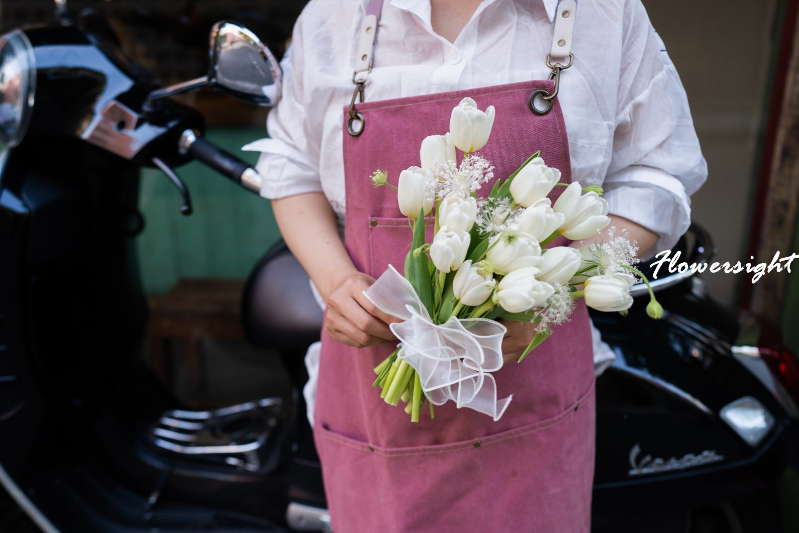 Bó hoa tulip cưới