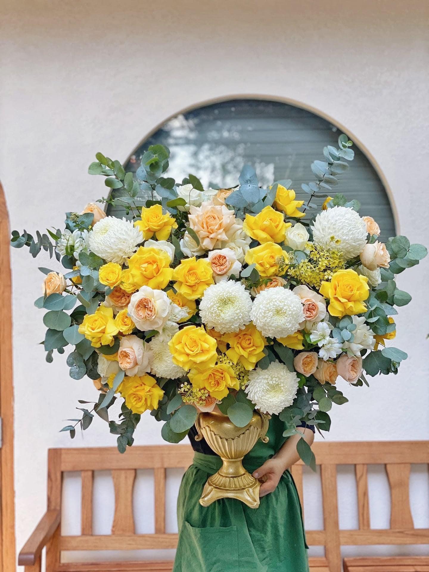 Hoa chúc mừng tân gia