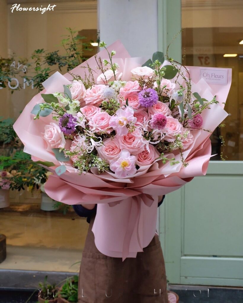 Lẵng hoa hồng đẹp tại FlowerSight