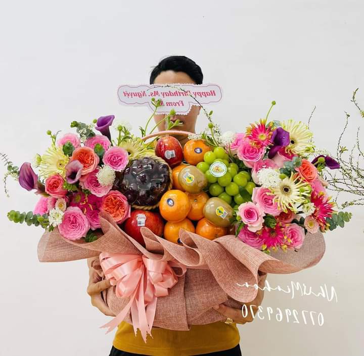Giỏ hoa trái cây