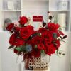 Giỏ hoa tươi đẹp giá rẻ tại TPHCM "Dreamy Romance"