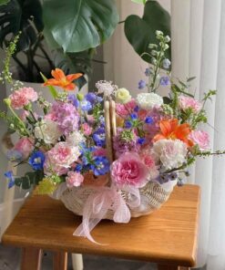 Giỏ hoa tươi giá rẻ TPHCM "Floral Union"