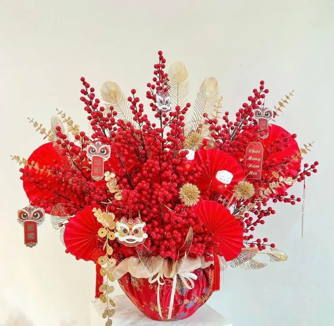 Hộp hoa tặng ngày tết "Nét Đẹp Tết Ngát"