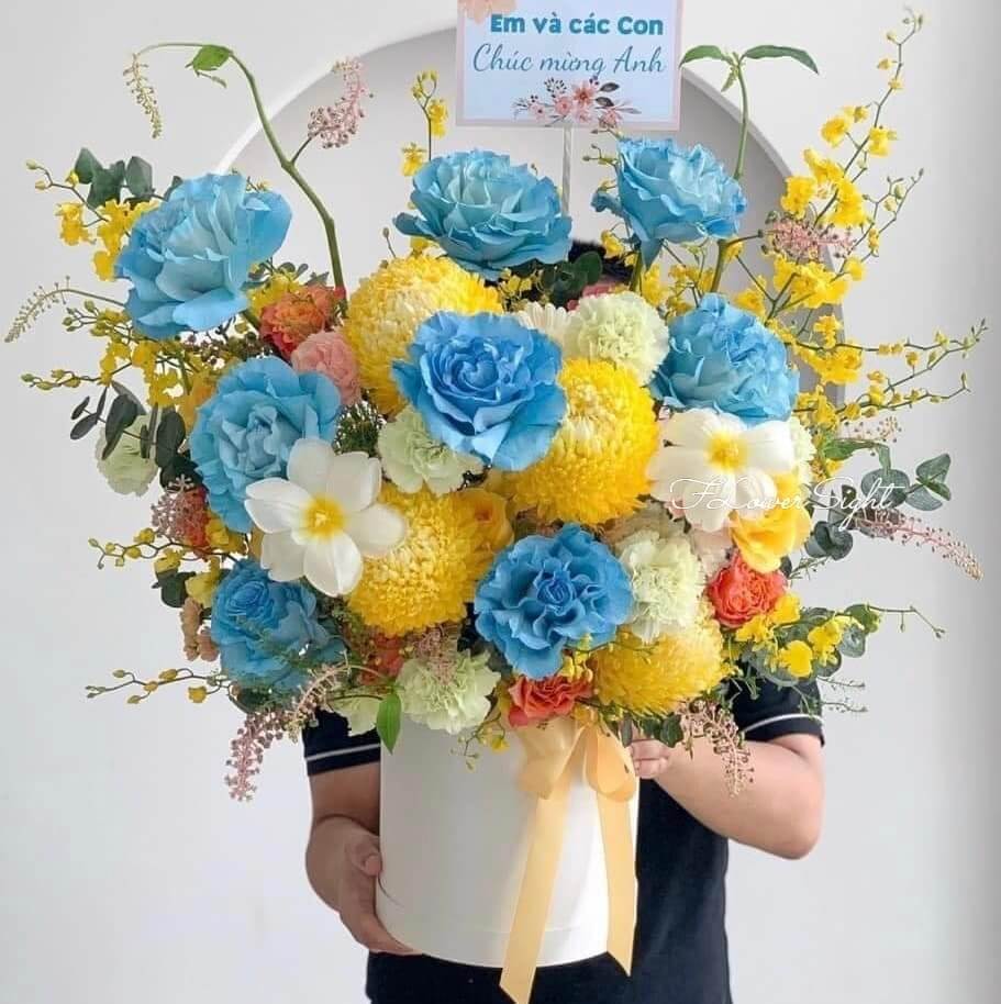 Hộp hoa tươi Thiên điểu Blissful Vows