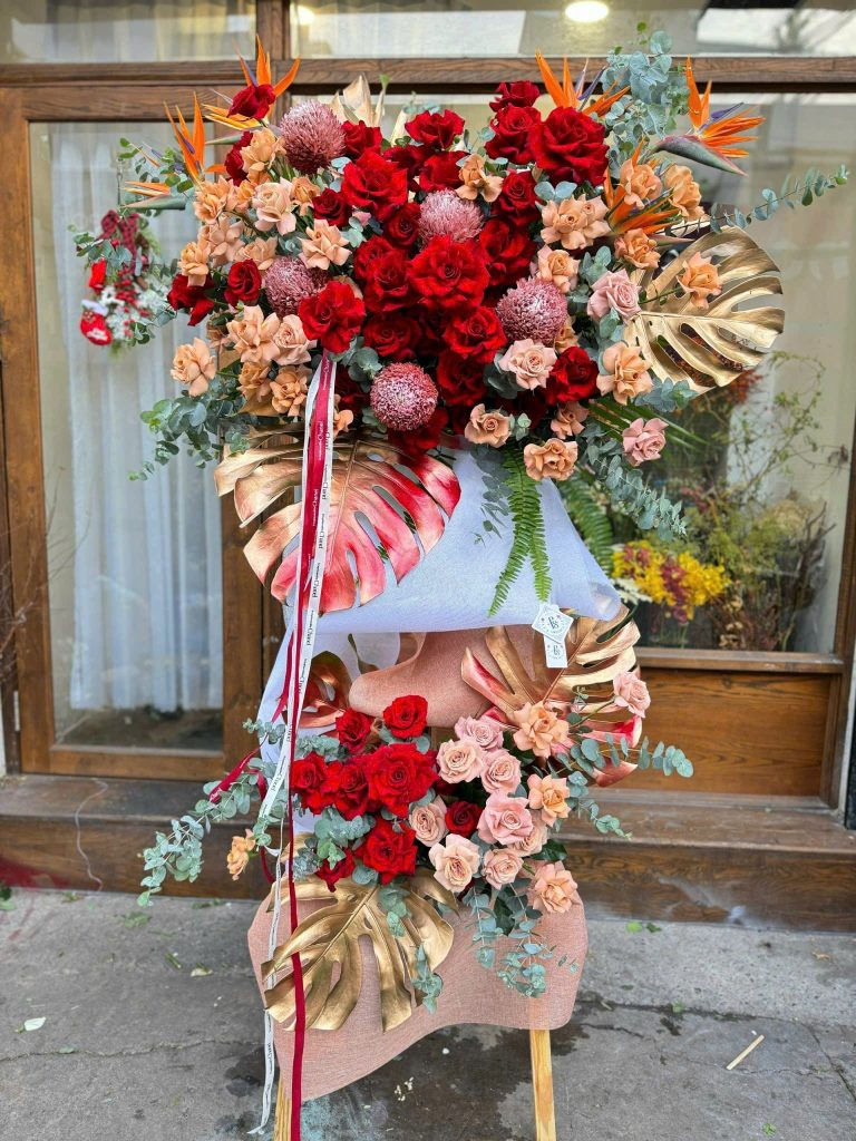 Kệ lẵng hoa 2 tầng