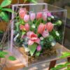 Hộp Hoa Thuỷ Tinh Tulip