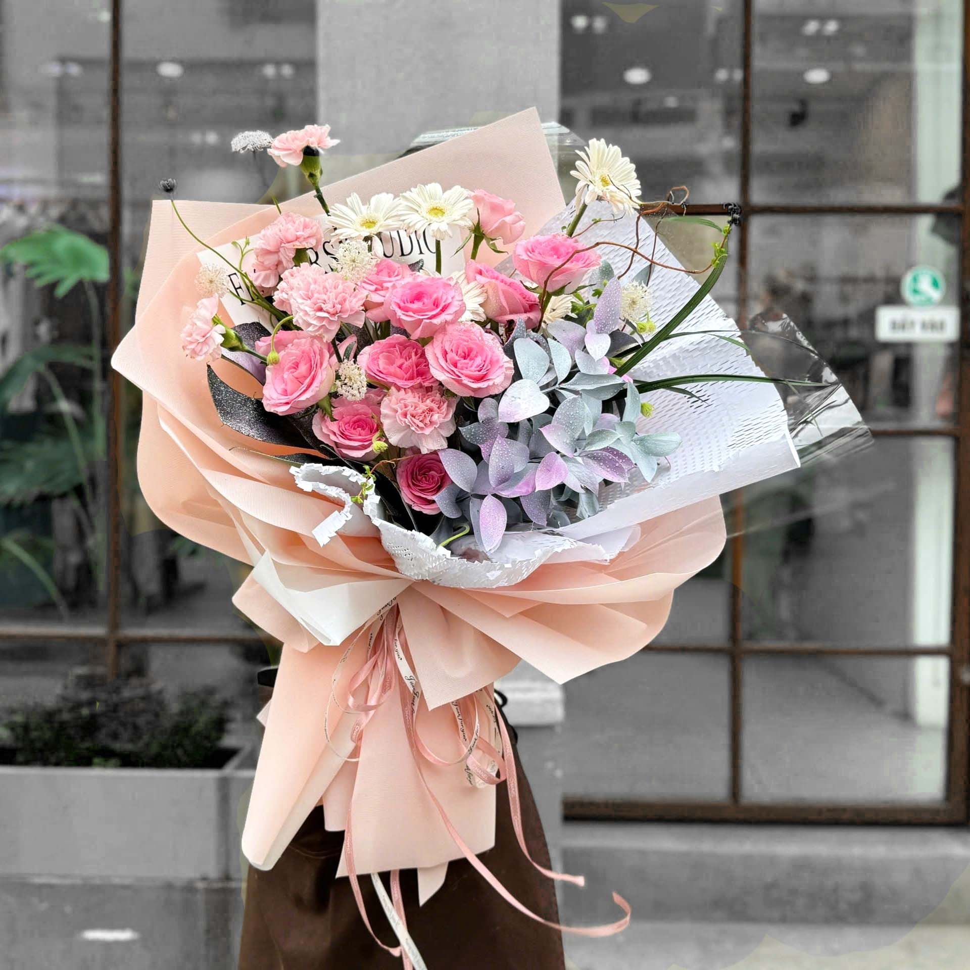 Bó hoa hồng 11 bông