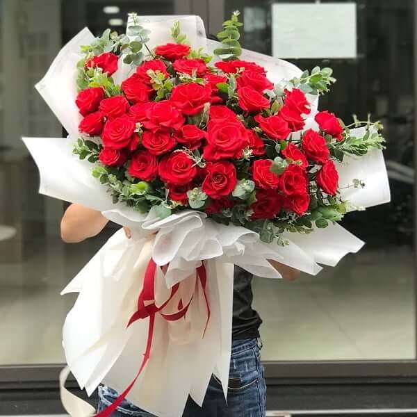 Bó hoa hồng 40 bông