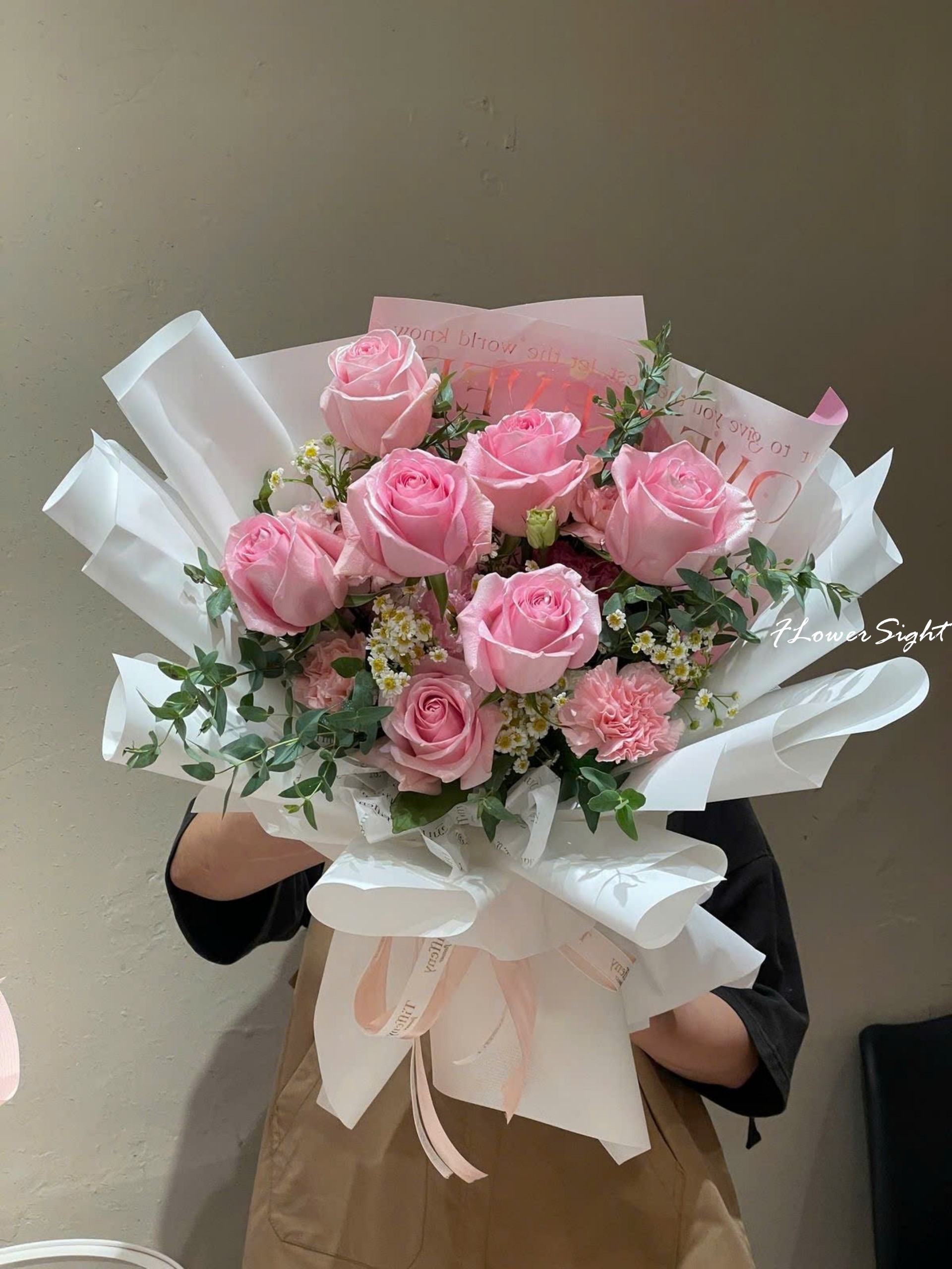 Bó hoa hồng 7 bông đẹp