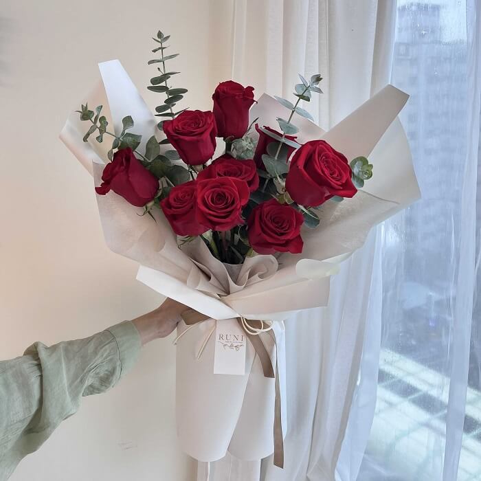 Bó hoa hồng đỏ tặng valetine
