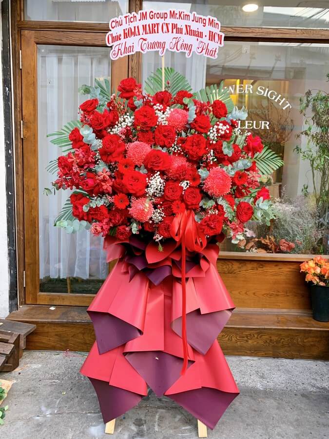 Hoa chúc mừng thành lập công ty