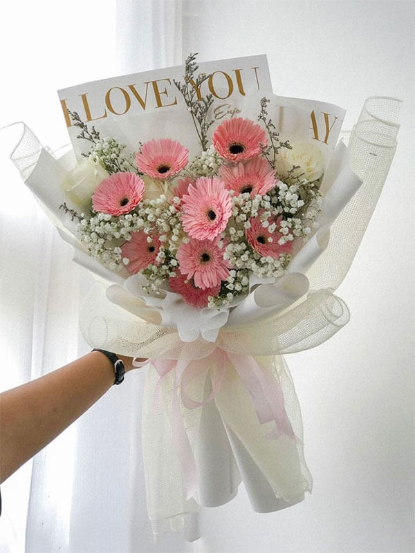 Bó hoa đồng tiền tặng mẹ