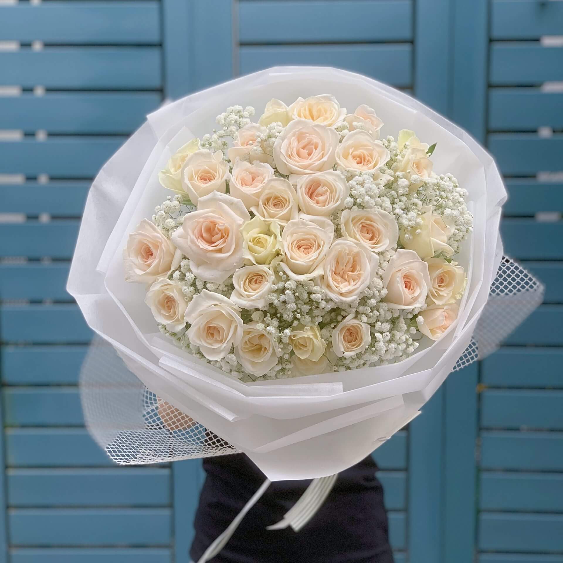 Bó hoa ohara trắng