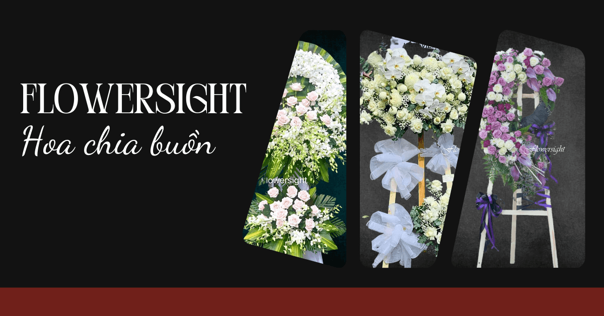 FlowerSight: Đơn vị cung cấp hoa viếng uy tín, giúp bạn gửi gắm những lời chia buồn sâu sắc nhất.