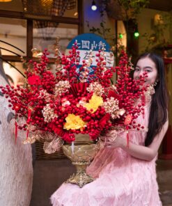 Bình đào đông The moon